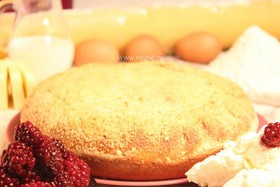 Пирог с творогом и ежевикой - Фото