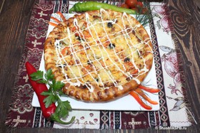 Пицца-кебаб из телятины - Фото