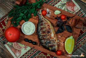 Шашлык из рыбы Дорадо - Фото