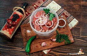 Маринованное мясо по-кавказски (маринад) - Фото