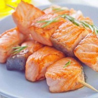 Шашлык из семги Фото