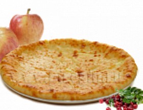 Осетинский пирог с яблоками и клюквой - Фото