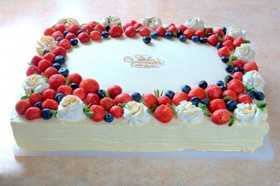 Муссовый торт "Манговое наслаждение" - Фото