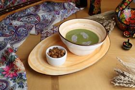 Крем-суп из брокколи с копченым сомом - Фото