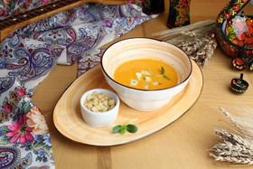 Крем-суп из тыквы с копченым перцем - Фото