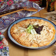 Пицца без бортов с тамбовским окороком Фото