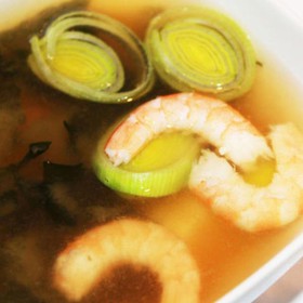Мисо суп с креветками - Фото
