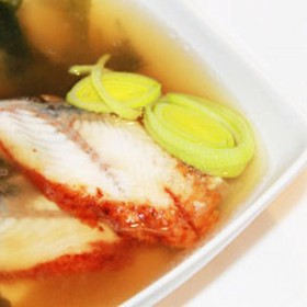 Мисо суп с угрем и рисом - Фото