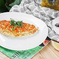 Кальцоне с курицей и грибами Фото
