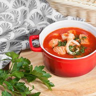 Суп с морепродуктами Фото