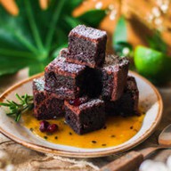 Брауни маракуйя Фото
