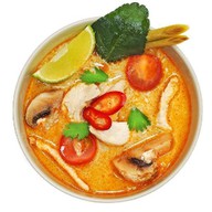 Том ям с курицей Фото