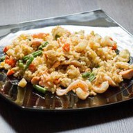 Рис тепаньяки с морепродуктами Фото