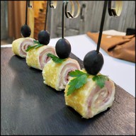 Мини ветчинный рулетик Фото