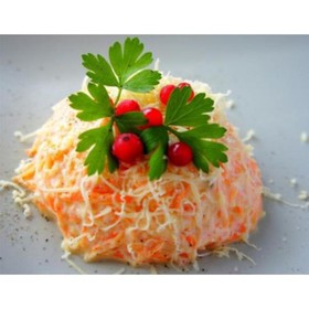 Морковь с чесноком и сыром - Фото