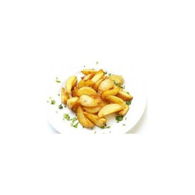 Картофель фри с чесноком и зеленью - Фото