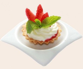 Тарталетка со свежей ягодой - Фото
