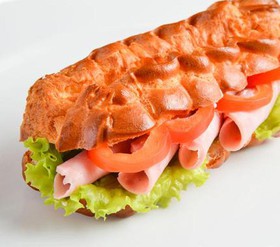 Эклер-сэндвич с ветчиной - Фото
