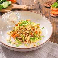Салат с копчёной курицей Фото
