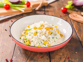 Рис с кукурузой и зеленью - Фото