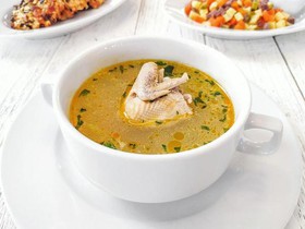 Суп-лапша с перепелом (диета) - Фото