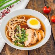 Рамен с курицей суп Фото