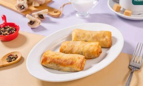 Блинчики с мясом и грибами - Фото