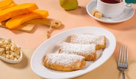 Блинчики с творогом и тыквой - Фото