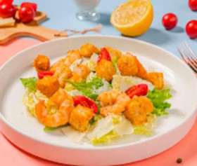 Цезарь с креветками - Фото