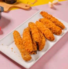 Баклажаны в специях и сухарях - Фото