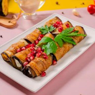 Рулетики из баклажана с сыром Фото