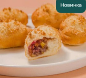 Коробочка пирожков с грушей и клюквой - Фото