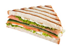 Сэндвич с красной рыбой - Фото