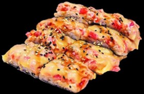 Суши-пицца с беконом - Фото