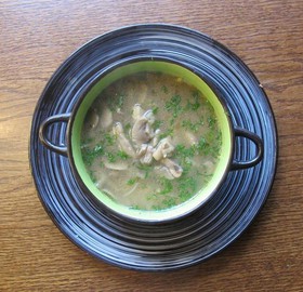 Суп-лапша по-домашнему с грибами - Фото