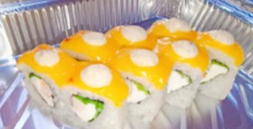 Запечённый ролл цезарь - Фото