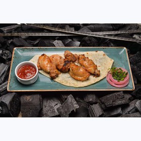 Шашлык из филе красного мяса курицы - Фото