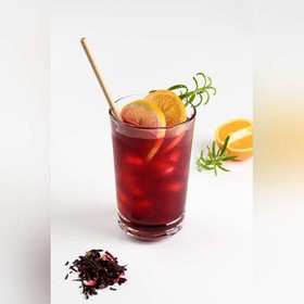 Цитрусовый красный чай с вишней - Фото