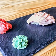 Сяке суши опаленный Фото