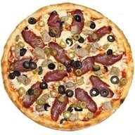 Пицца с бастурмой Фото