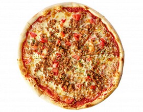 Пицца с соусом болоньез - Фото