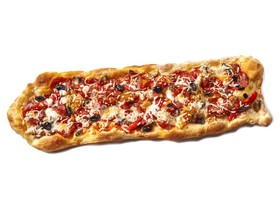 Римская пицца грибы/пепперони/перец - Фото
