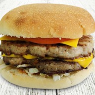 Американ 2х чизбургер Фото