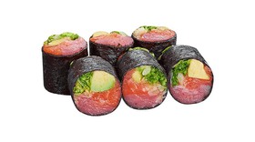 Сашими ролл с тунцом и лососем - Фото