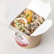 Картофель по-деревенски с мясом, грибами Фото