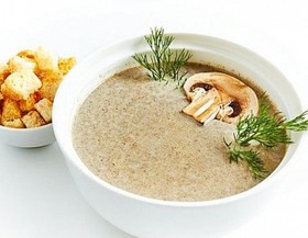Суп-пюре грибной - Фото