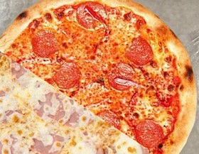 Два вкуса в одной пепперони/с ветчиной - Фото
