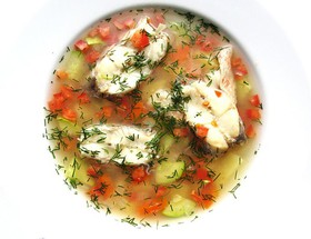 Рыбный суп из окуня - Фото
