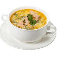 Рыбный суп со сливками Фото