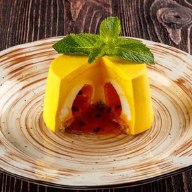 Пирожное манго-маракуйя - Фото